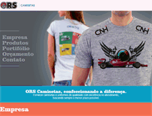 Tablet Screenshot of orscamisetas.com.br
